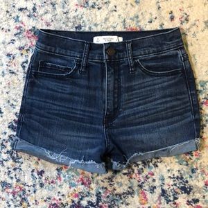 Abercrombie & Fitch High Rise Jean shorts